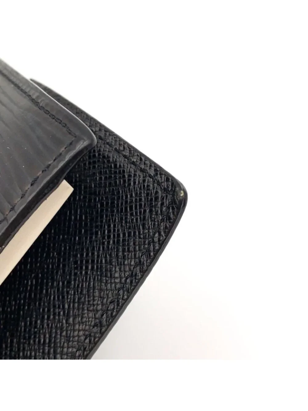 Louis Vuitton Epi Agenda PM Leather Black Notebook Cover